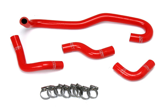 HPS Performance High Temp 3-ply Reinforced SiliconeReplace OEM Rubber Heater Coolant Hoses 57-1655-RED