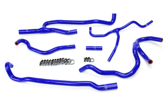 HPS Performance High Temp 3-ply Reinforced SiliconeReplace OEM Rubber Heater Coolant Hoses 57-1660-BLUE