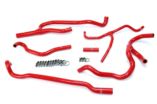HPS Performance High Temp 3-ply Reinforced SiliconeReplace OEM Rubber Heater Coolant Hoses 57-1660-RED