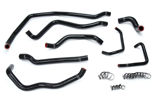 HPS Performance High Temp 3-ply Reinforced SiliconeReplace OEM Rubber Radiator Coolant Hoses 57-1666-BLK