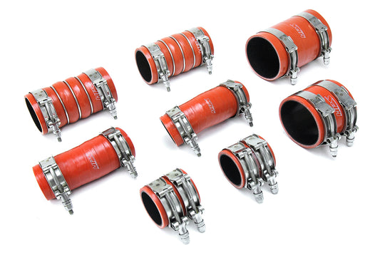 HPS Performance High Temp 4-ply Reinforced Silicone Replaces OEM Rubber Intercooler Turbo Boots 57-1672