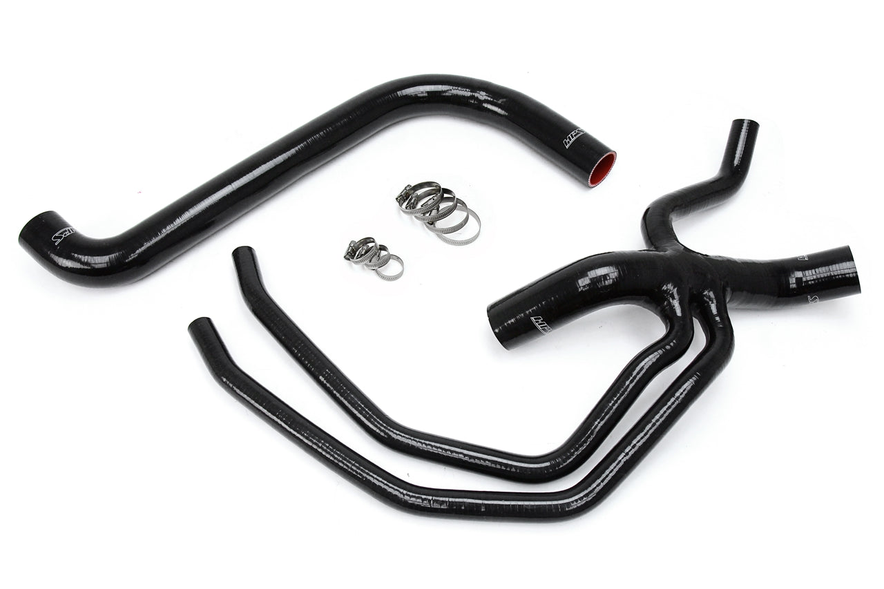HPS Performance High Temp 3-ply Reinforced SiliconeReplace OEM Rubber Radiator Coolant Hoses 57-1673-BLK