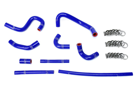 HPS Performance 3-ply Reinforced Silicone Replaces Heater Coolant Hoses 57-1696-BLUE
