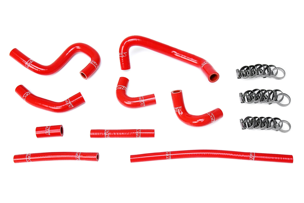 HPS Performance 3-ply Reinforced Silicone Replaces Heater Coolant Hoses 57-1696-RED