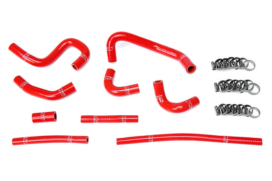 HPS Performance 3-ply Reinforced Silicone Replaces Heater Coolant Hoses 57-1696-RED
