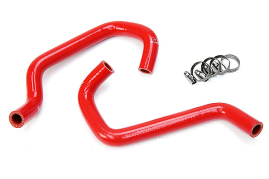 HPS Performance High Temp 3-ply Reinforced SiliconeReplace OEM Rubber Heater Coolant Hoses 57-1701-RED