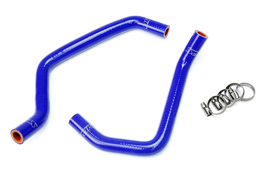 HPS Performance High Temp 3-ply Reinforced SiliconeReplace OEM Rubber Heater Coolant Hoses 57-1702-BLUE