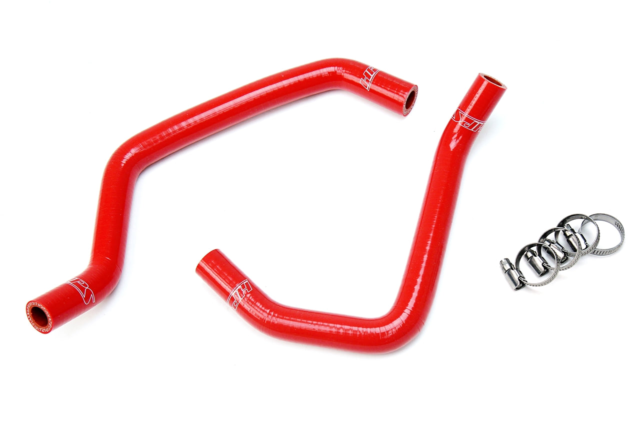 HPS Performance High Temp 3-ply Reinforced SiliconeReplace OEM Rubber Heater Coolant Hoses 57-1702-RED