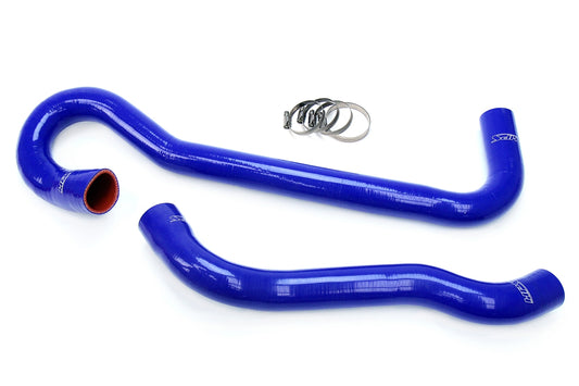 HPS Performance High Temp 3-ply Reinforced SiliconeReplace OEM Rubber Radiator Coolant Hoses 57-1704-BLUE