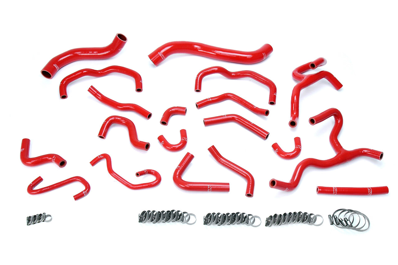 HPS Performance High Temp 3-ply Reinforced SiliconeReplace Rubber Radiator Heater Coolant Hoses 57-1709-RED