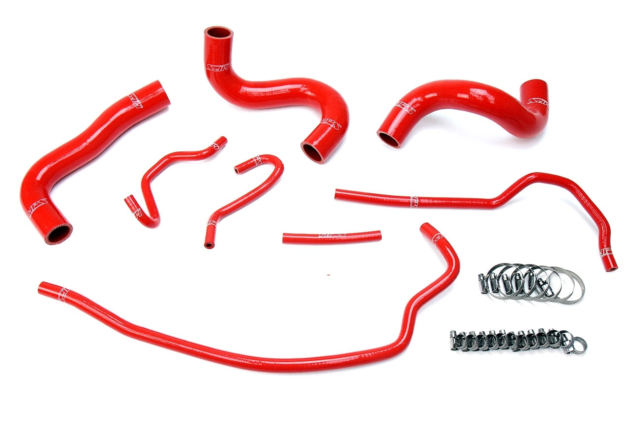HPS Performance High Temp 3-ply Reinforced SiliconeReplace OEM Rubber Radiator Coolant Hoses 57-1723-RED