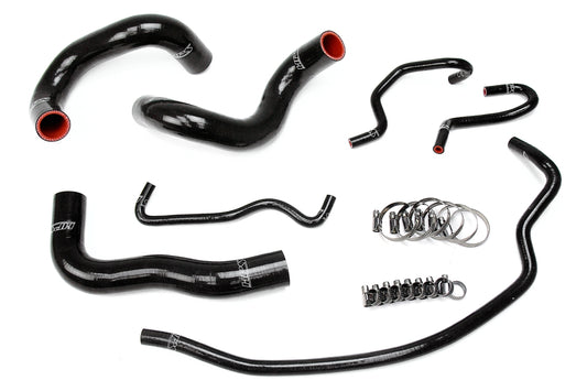 HPS Performance High Temp 3-ply Reinforced SiliconeReplace OEM Rubber Radiator Coolant Hoses 57-1724-BLK