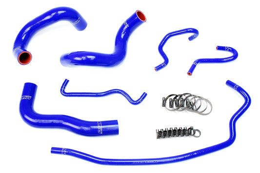 HPS Performance High Temp 3-ply Reinforced SiliconeReplace OEM Rubber Radiator Coolant Hoses 57-1724-BLUE