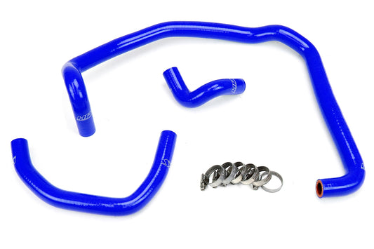 HPS Performance High Temp 3-ply Reinforced SiliconeReplace OEM Rubber Heater Coolant Hoses 57-1746H-BLUE