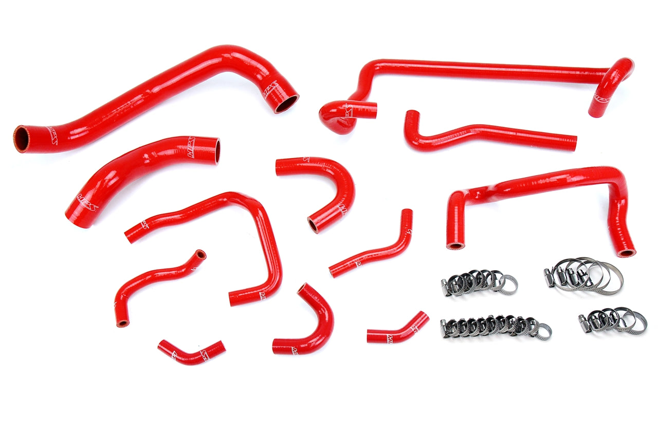 HPS Performance High Temp 3-ply Reinforced SiliconeReplace Rubber Radiator Heater Coolant Hoses 57-1782-RED