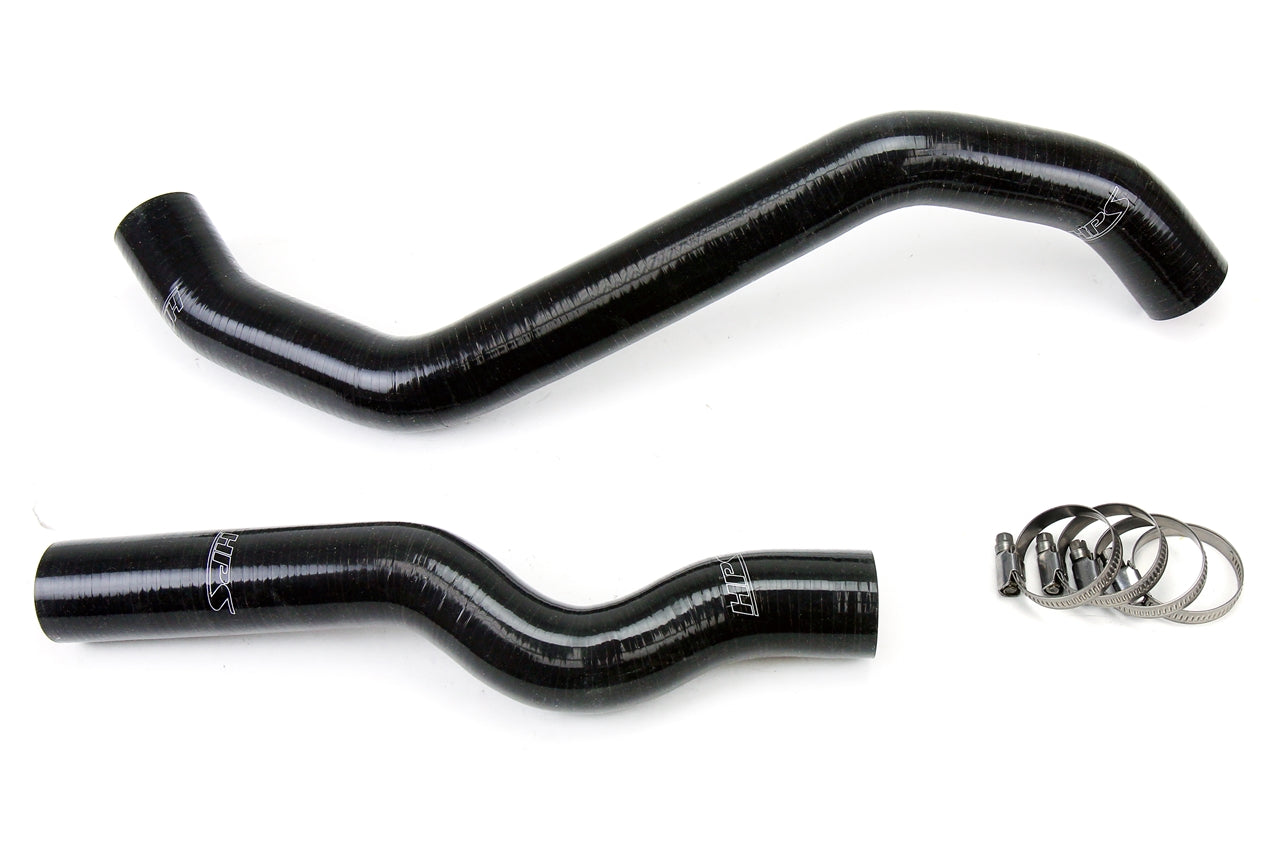 HPS Performance High Temp 3-ply Reinforced SiliconeReplace OEM Rubber Radiator Coolant Hoses 57-1792R-BLK