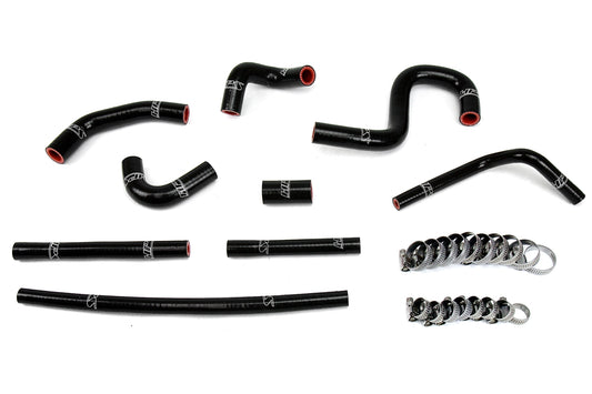 HPS Performance High Temp 3-ply Reinforced SiliconeReplace OEM Rubber Heater Coolant Hoses 57-1798-BLK