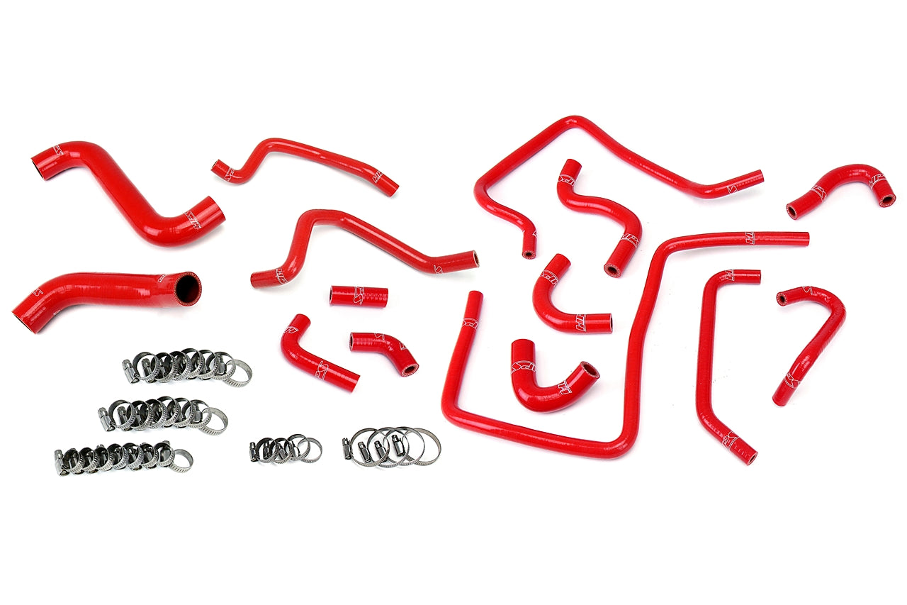 HPS Performance High Temp 3-ply Reinforced SiliconeReplace OEM Radiator Heater Ancillary Hoses 57-1812-RED