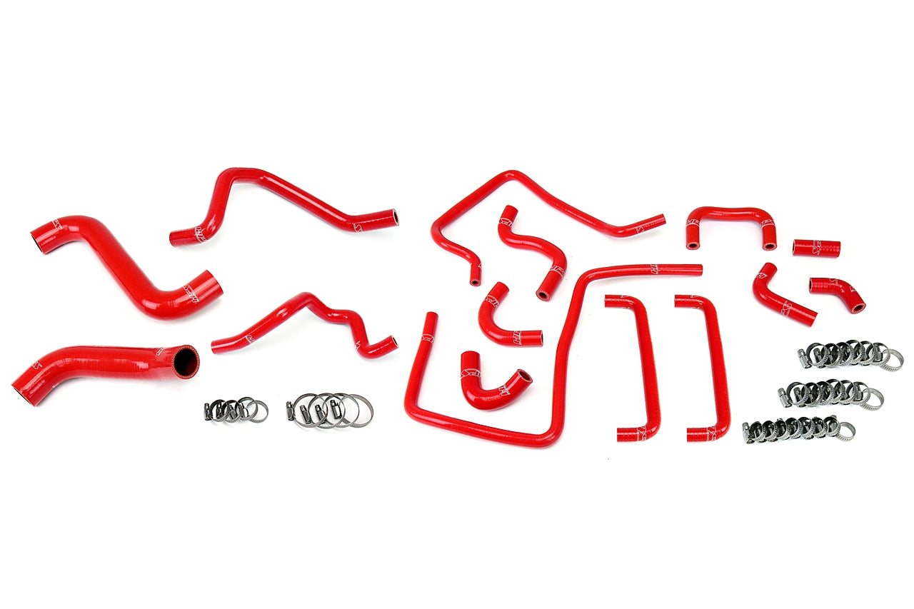 HPS Performance High Temp 3-ply Reinforced SiliconeReplace OEM Radiator Heater Ancillary Hoses 57-1815-RED
