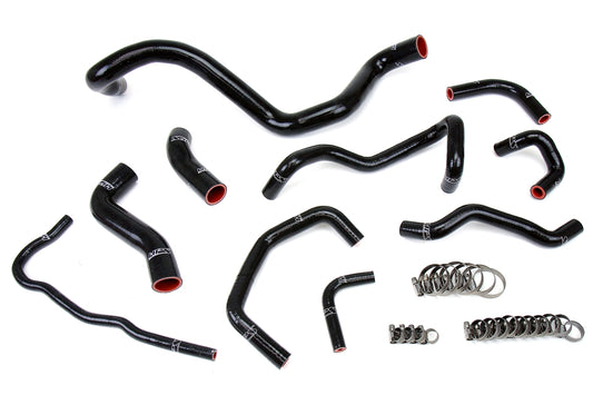 HPS Performance High Temp 3-ply Reinforced SiliconeReplace OEM Rubber Radiator Coolant Hoses 57-1838-BLK