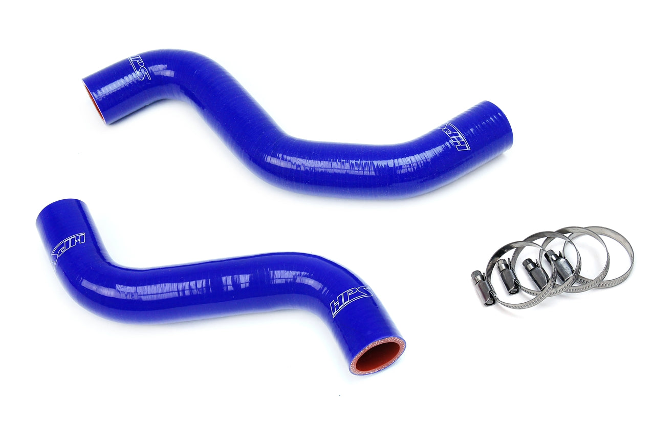 HPS Performance High Temp 3-ply Reinforced SiliconeReplace OEM Rubber Radiator Coolant Hoses 57-1840-BLUE