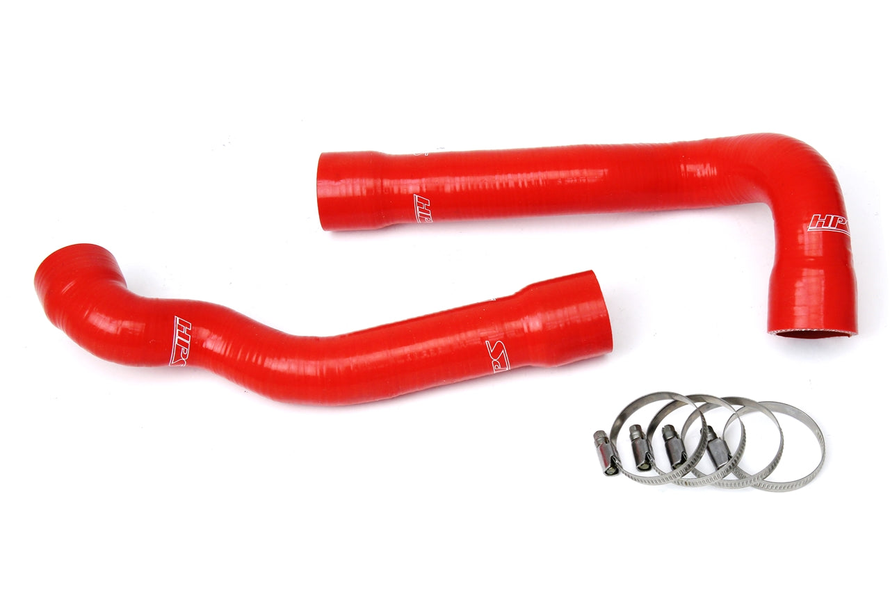 HPS Performance High Temp 3-ply Reinforced SiliconeReplace OEM Rubber Radiator Coolant Hoses 57-1855-RED