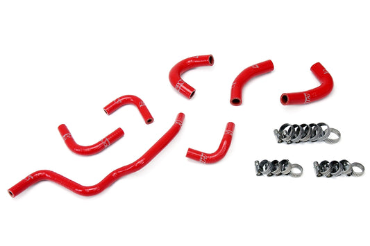 HPS Performance 3-ply Reinforced Silicone Replaces Throttle Body Coolant And Oil Cooler Hoses 57-1857-RED