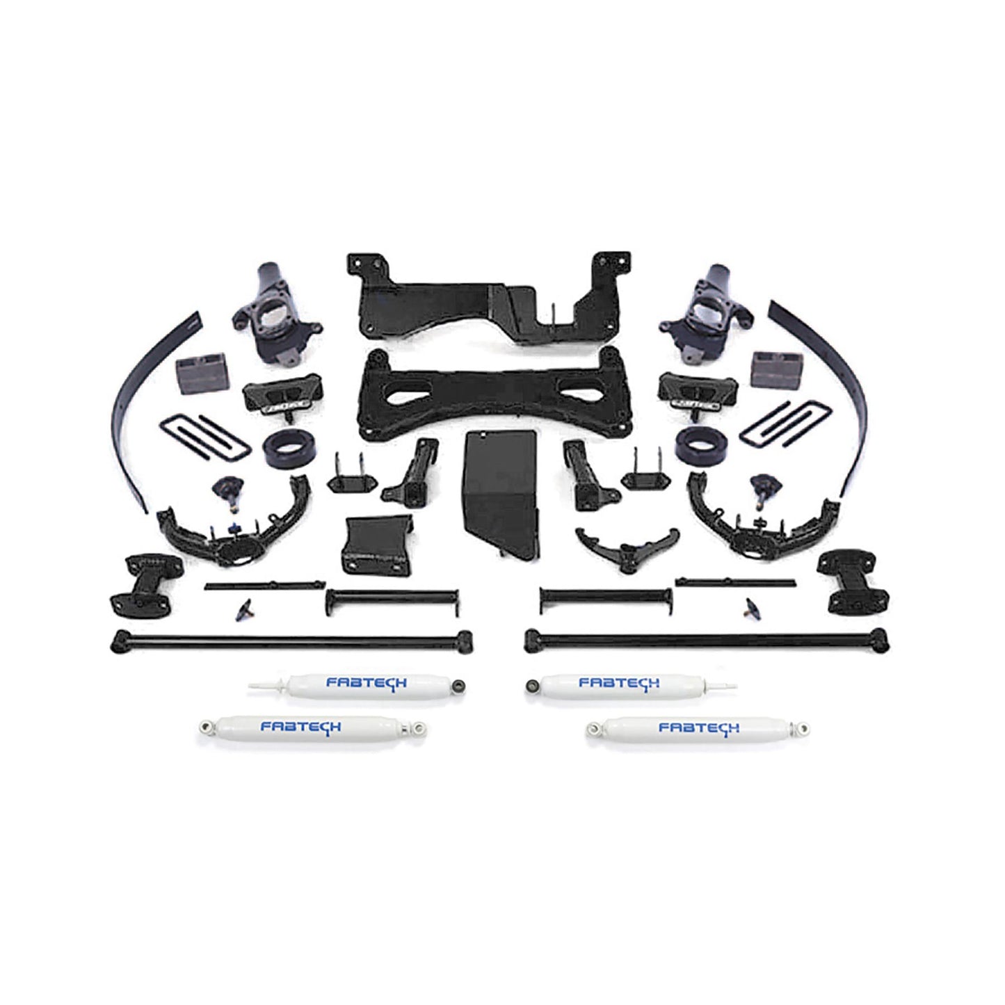 Fabtech 8" PERF SYS W/PERF SHKS 07-08 GM C/K2500HDC/K3500 NON DUALLY K1030