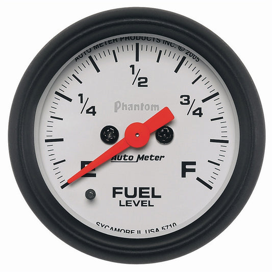 AutoMeter 2-1/16 in. FUEL LEVEL PROGRAMMABLE 0-280 O PHANTOM 5710
