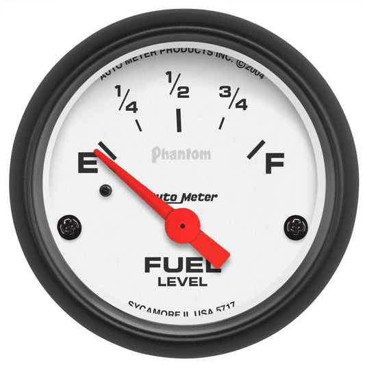 AutoMeter 2-1/16 in. FUEL LEVEL 0-30 O SSE PHANTOM 5717