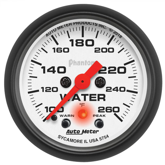 AutoMeter 2-1/16 in. WATER TEMPERATURE 100-260 Degree F SPORT-COMP 5754