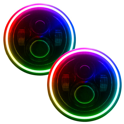 Oracle Lighting 5769-333 - ORACLE 7in. High Powered LED Headlights - Black Bezel