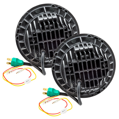 Oracle Lighting 5769-333 - ORACLE 7in. High Powered LED Headlights - Black Bezel