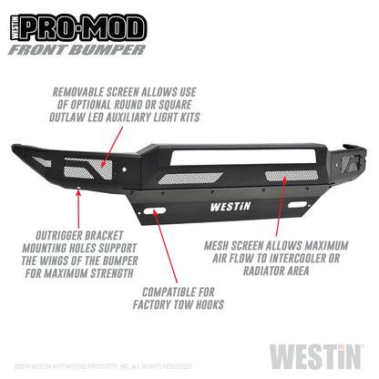 WESTIN Pro-Mod Front Bumper 58-41005