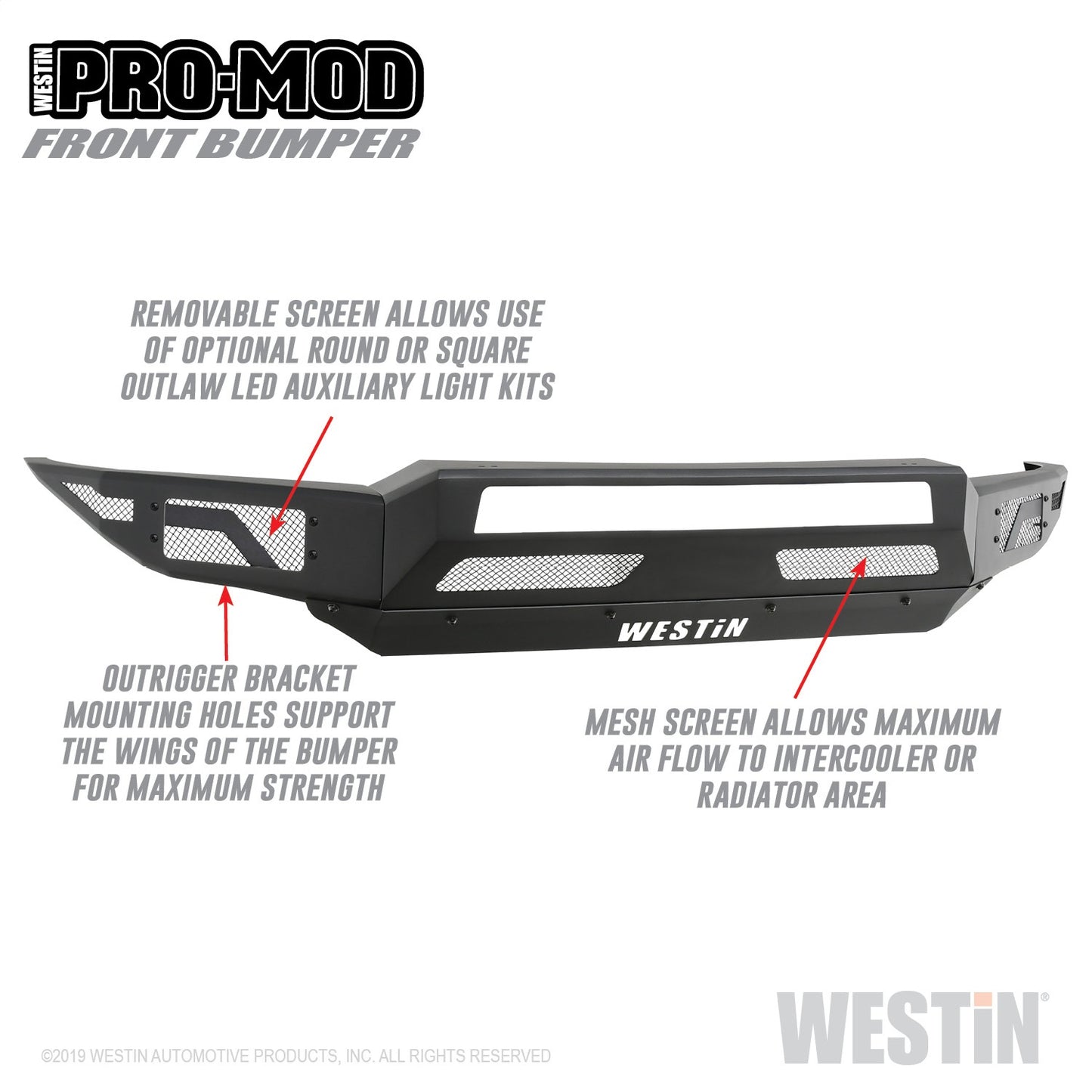 WESTIN Pro-Mod Front Bumper 58-41015