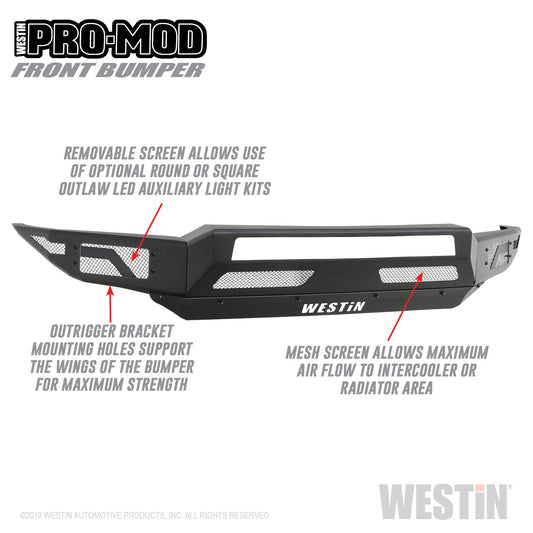 WESTIN Pro-Mod Front Bumper 58-41015