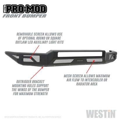WESTIN Pro-Mod Front Bumper 58-41035