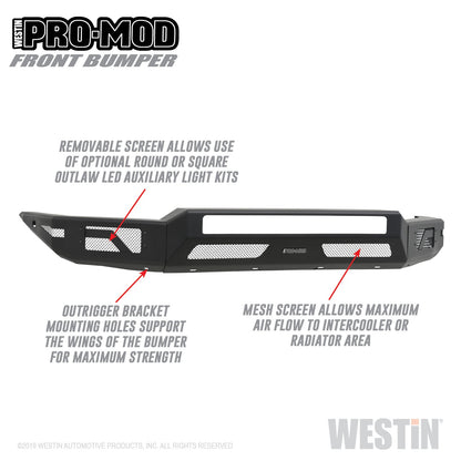 WESTIN Pro-Mod Front Bumper 58-41045