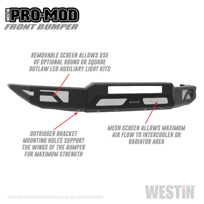 WESTIN Pro-Mod Front Bumper 58-41055