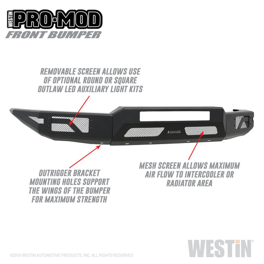 WESTIN Pro-Mod Front Bumper 58-41055