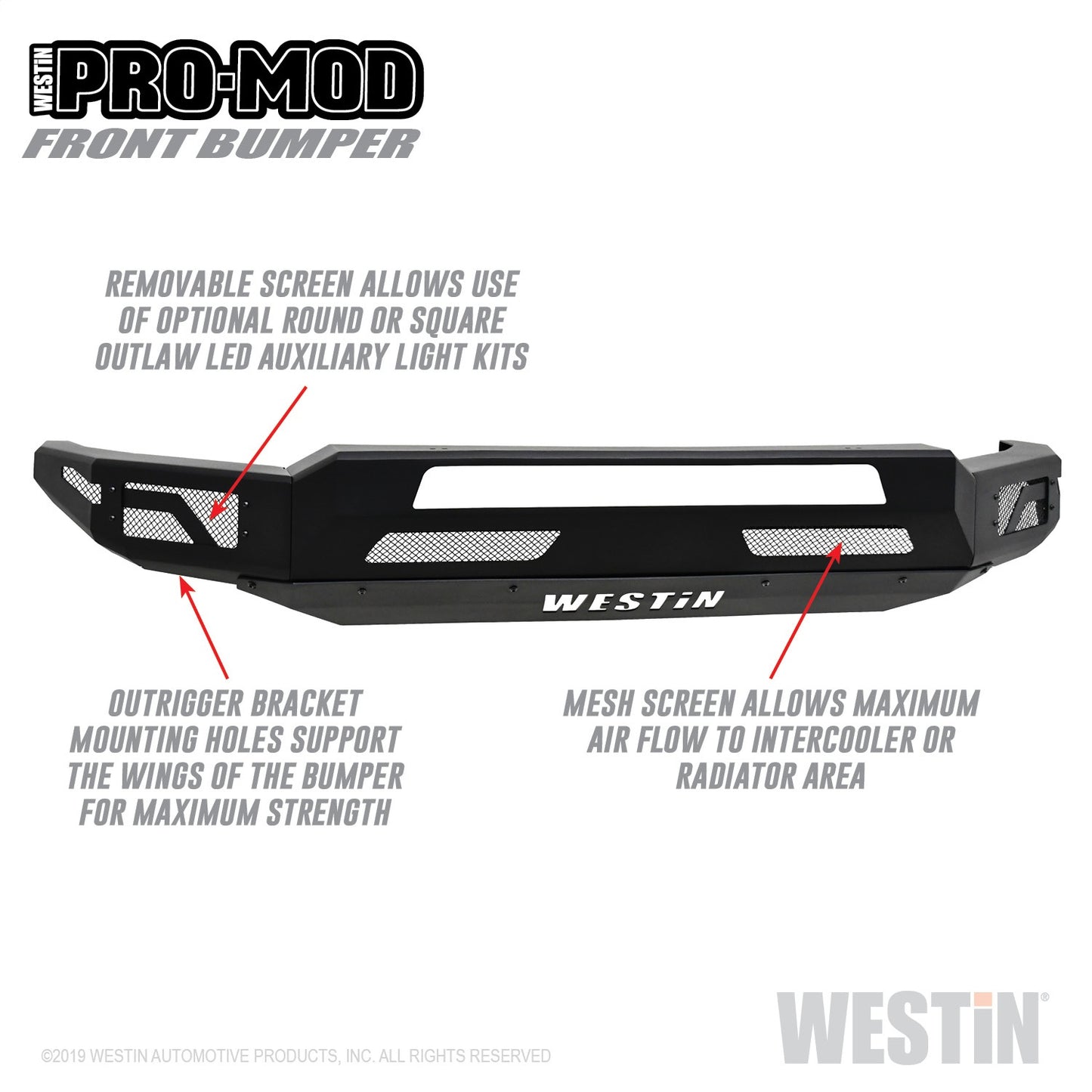 WESTIN Pro-Mod Front Bumper 58-41065