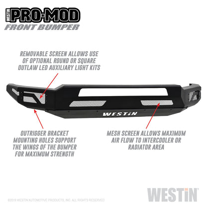 WESTIN Pro-Mod Front Bumper 58-41065