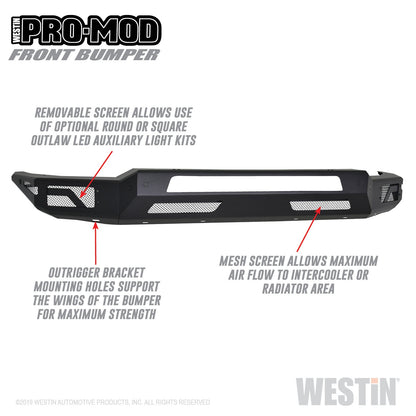 WESTIN Pro-Mod Front Bumper 58-41075