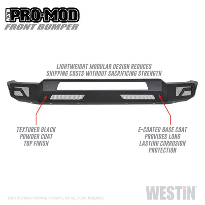 WESTIN Pro-Mod Front Bumper 58-41075