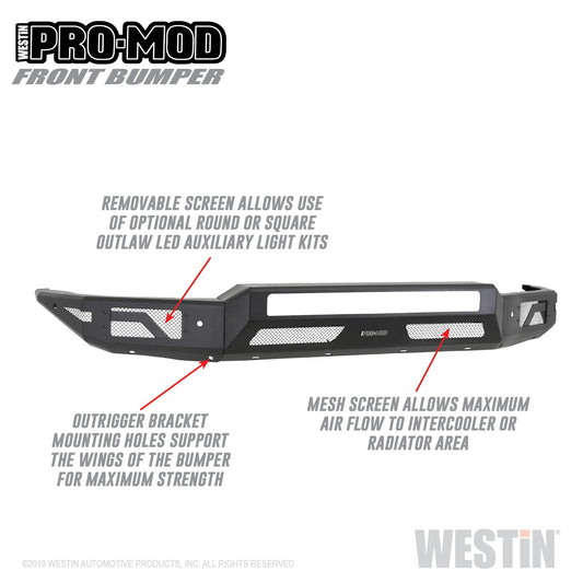 WESTIN Pro-Mod Front Bumper 58-41165