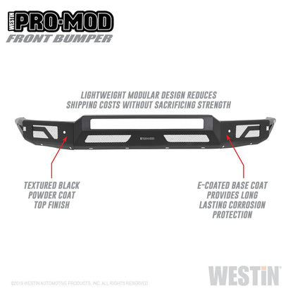 WESTIN Pro-Mod Front Bumper 58-41165