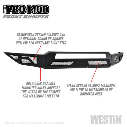 WESTIN Pro-Mod Front Bumper 58-41175