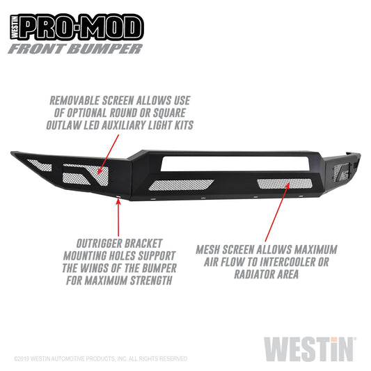 WESTIN Pro-Mod Front Bumper 58-41175