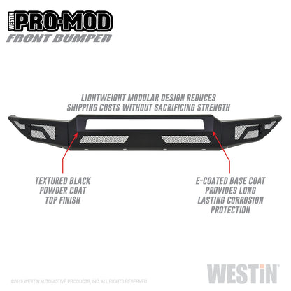 WESTIN Pro-Mod Front Bumper 58-41175