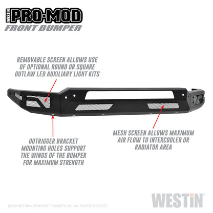 WESTIN Pro-Mod Front Bumper 58-41195